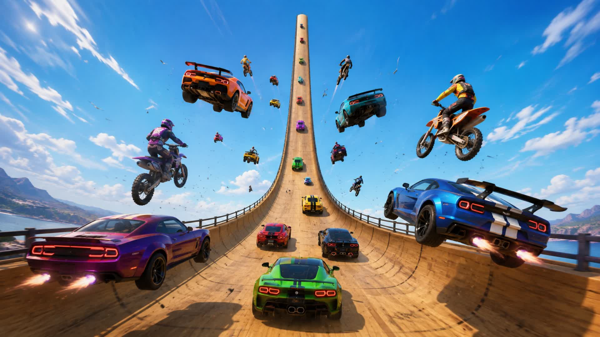 CAR GAME - Desert City — Fortnite Creative map