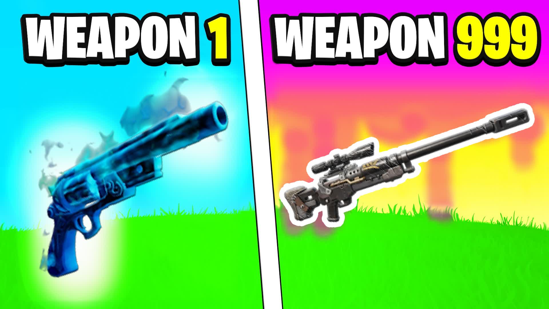 CRAZY ONE SHOT | GUN GAME — Fortnite Creative map