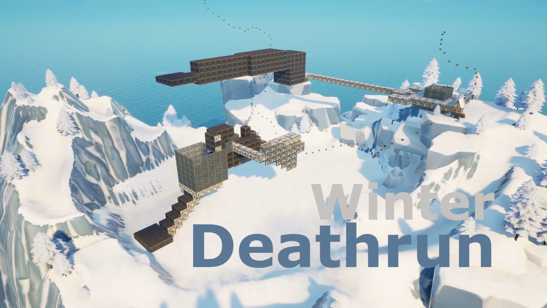 Winter Deathrun — Fortnite Creative map
