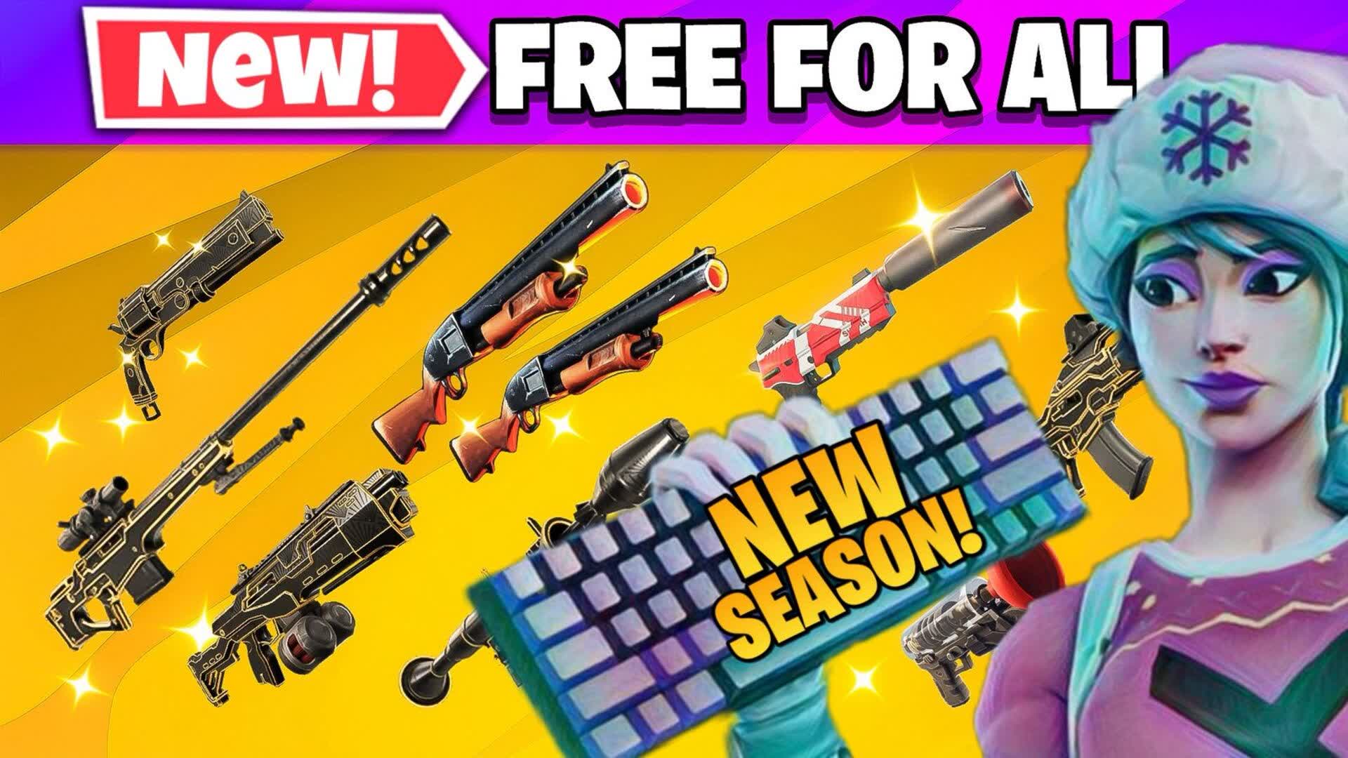 🔥FREE FOR ALL-KY5🔥 — Fortnite Creative map