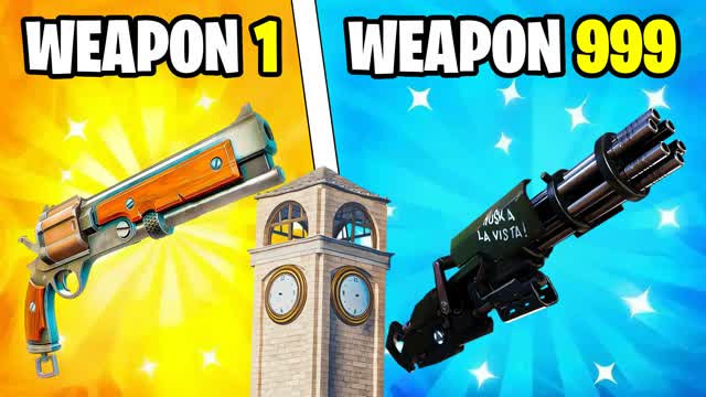 TILTED GUN GAME ONE SHOT 🔫 — Fortnite Creative map cover art