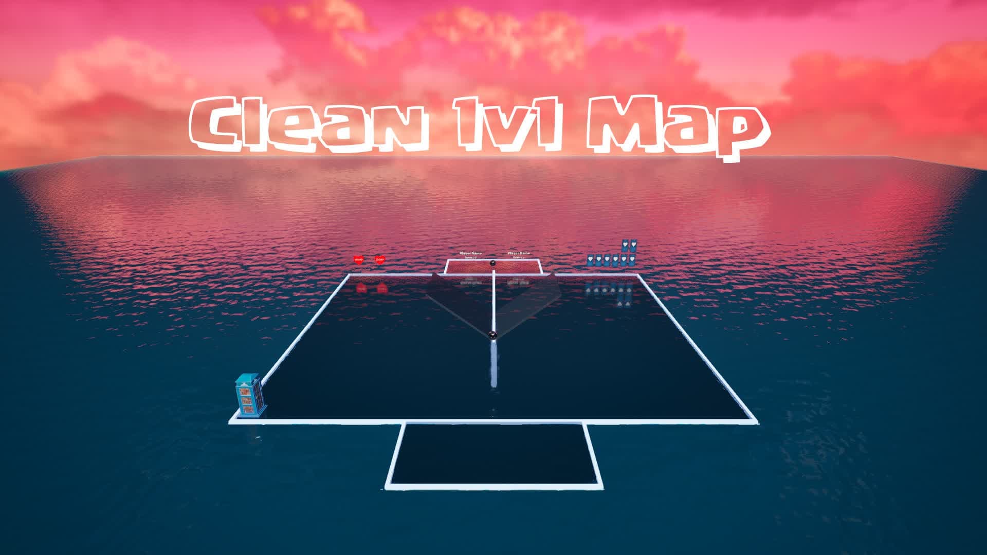 1v1 FFA (with names) — Fortnite Creative map
