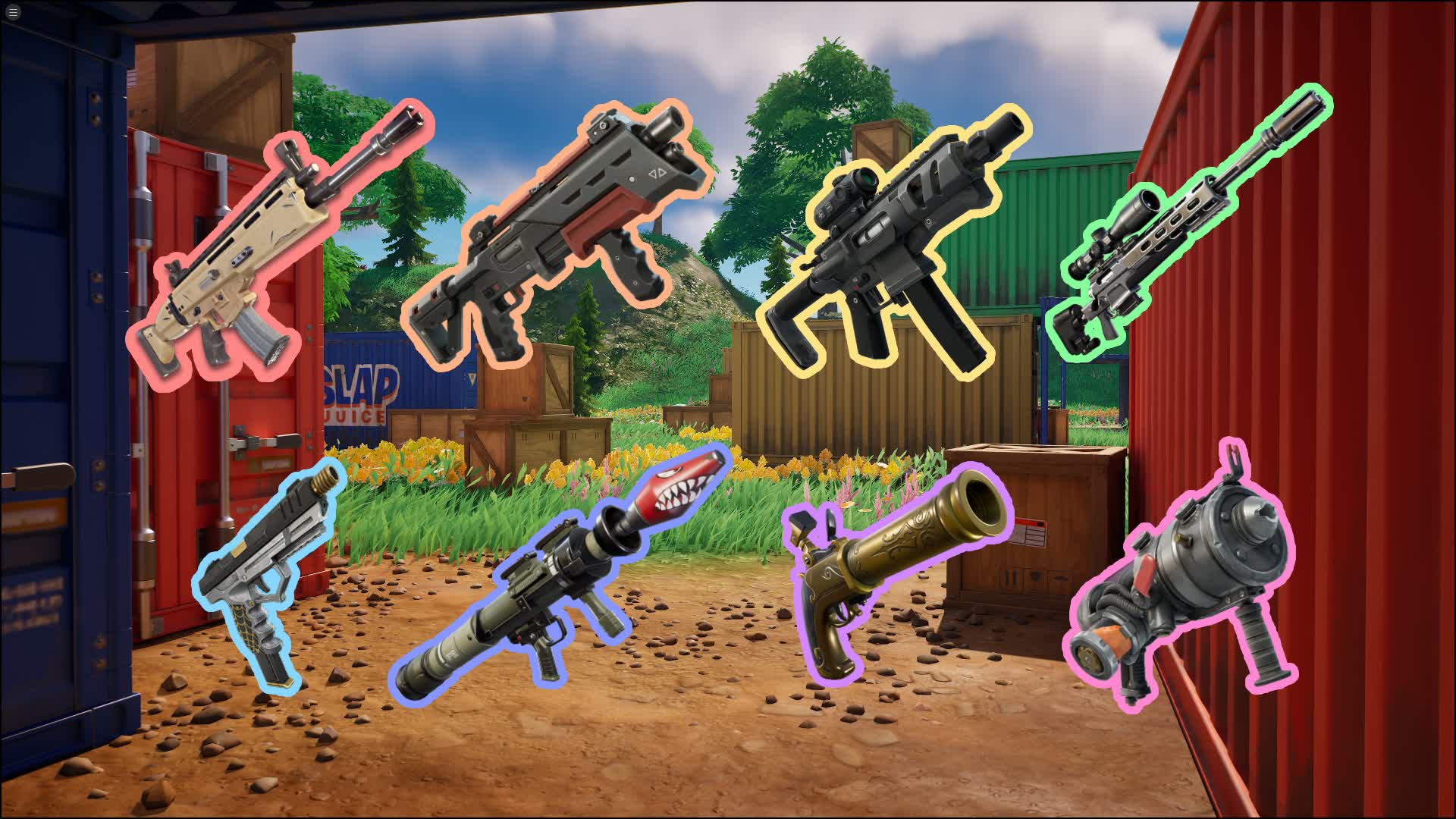 Variety Gun Game — Fortnite Creative map