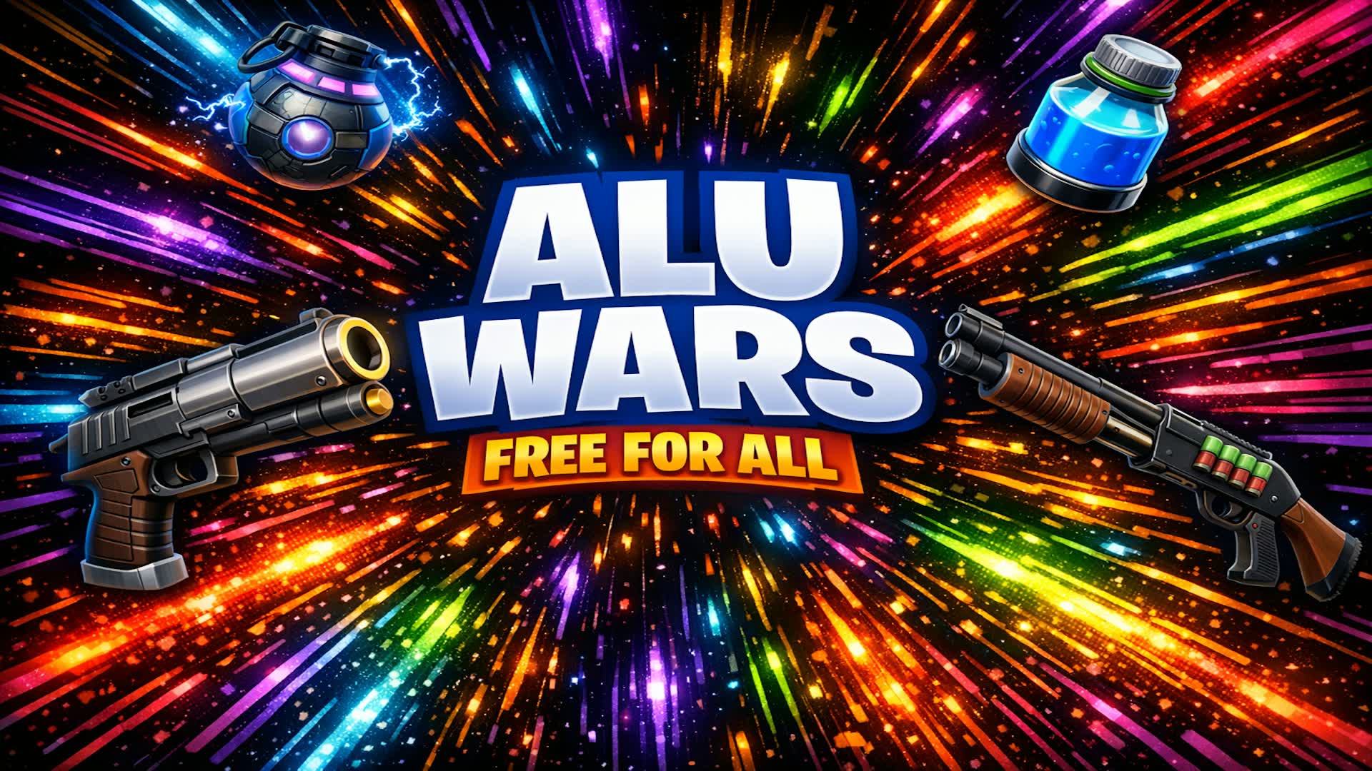 ALU WARS: FREE FOR ALL — Fortnite Creative map