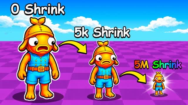+1 Shrink Per Step β Fortnite Creative map