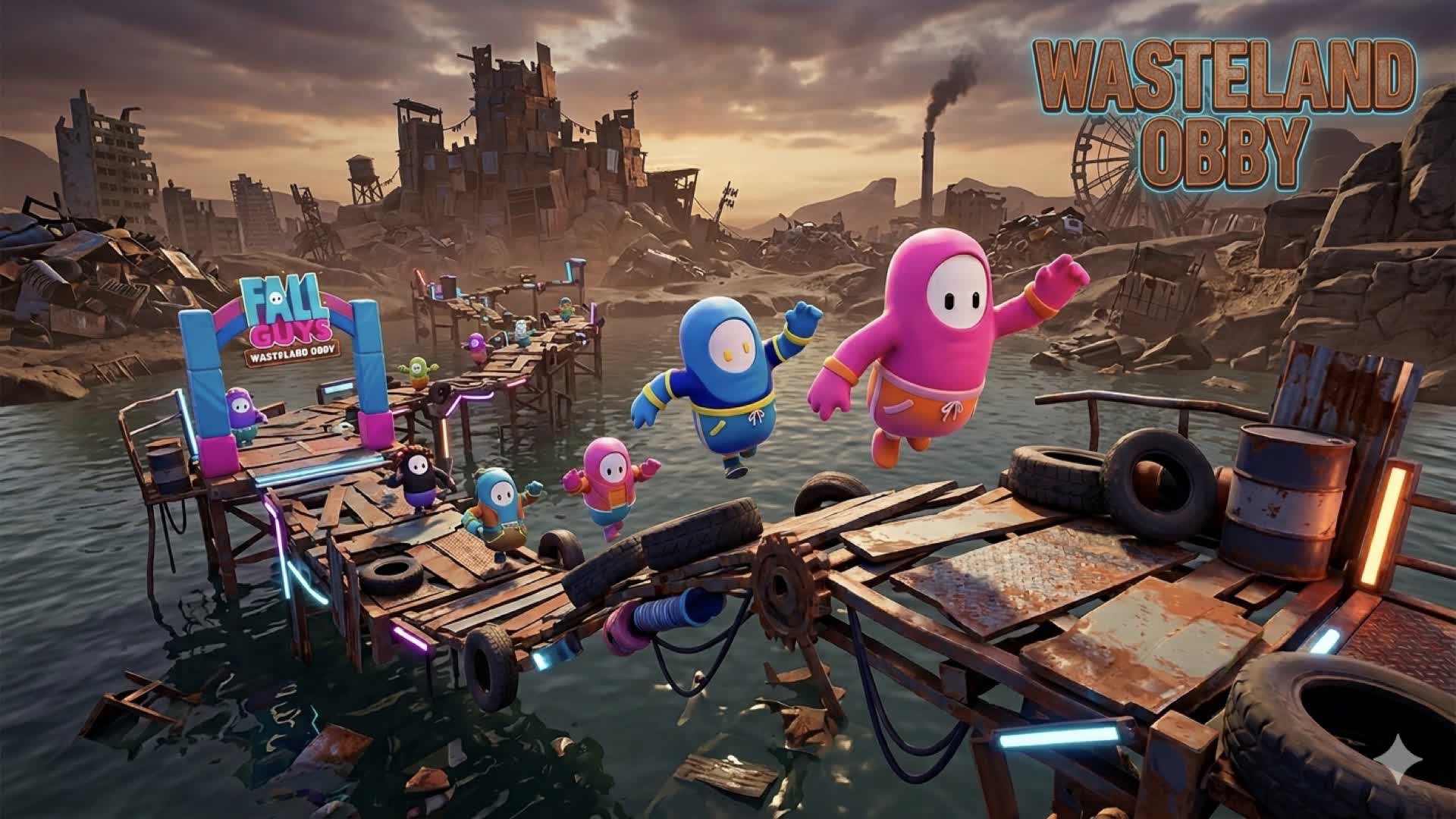 FALL GUYS WASTELAND OBBY — Fortnite Creative map