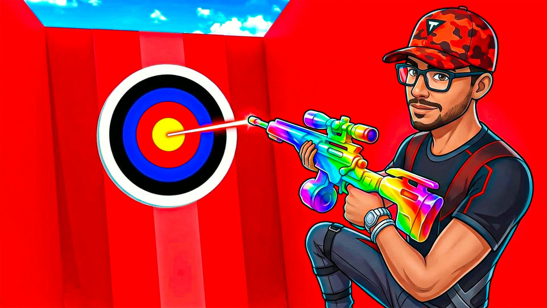 MUSIALA TRICKSHOT PARKOUR🎯 — Fortnite Creative map