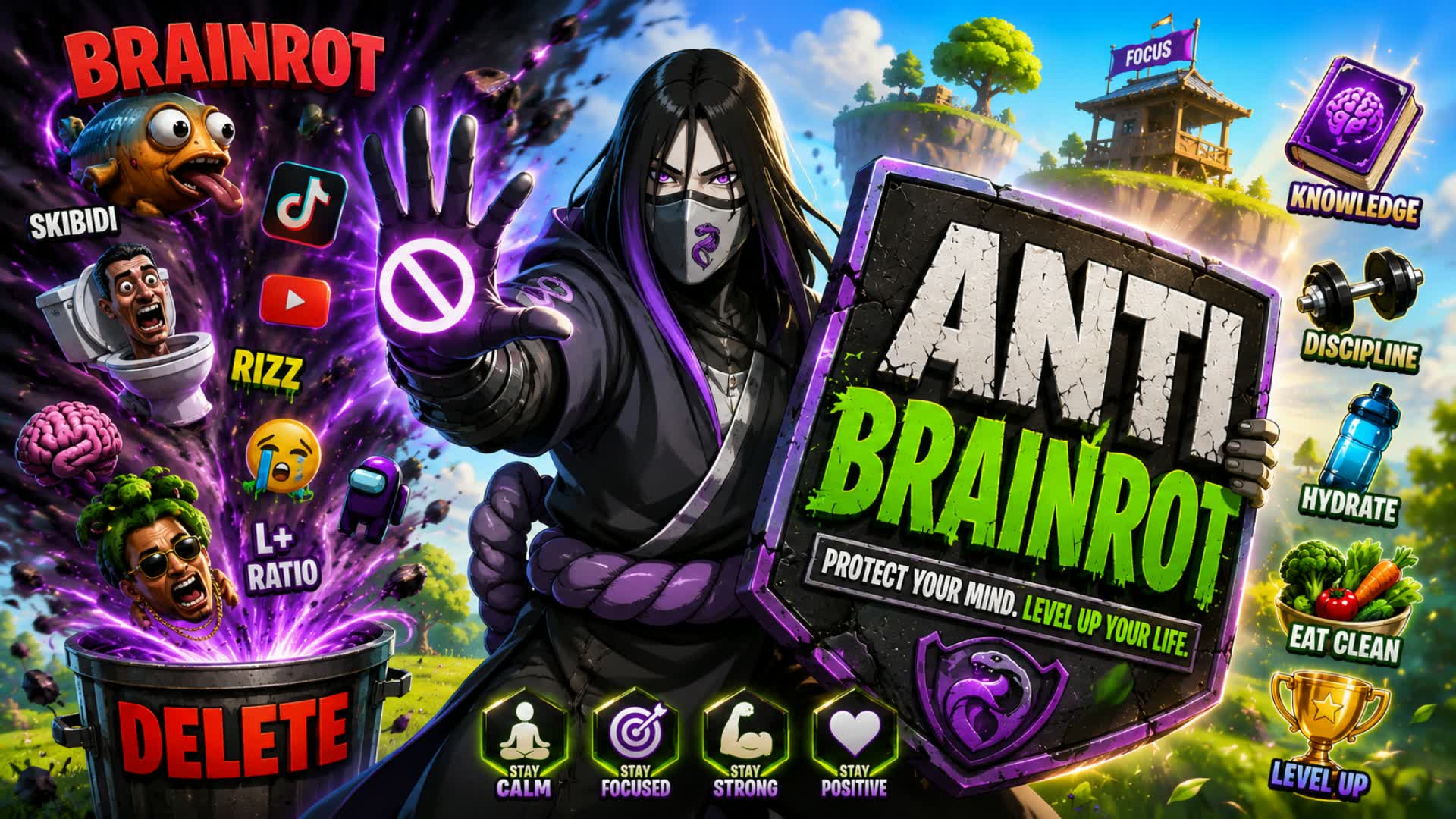 Anti-Brainrot — Fortnite Creative map