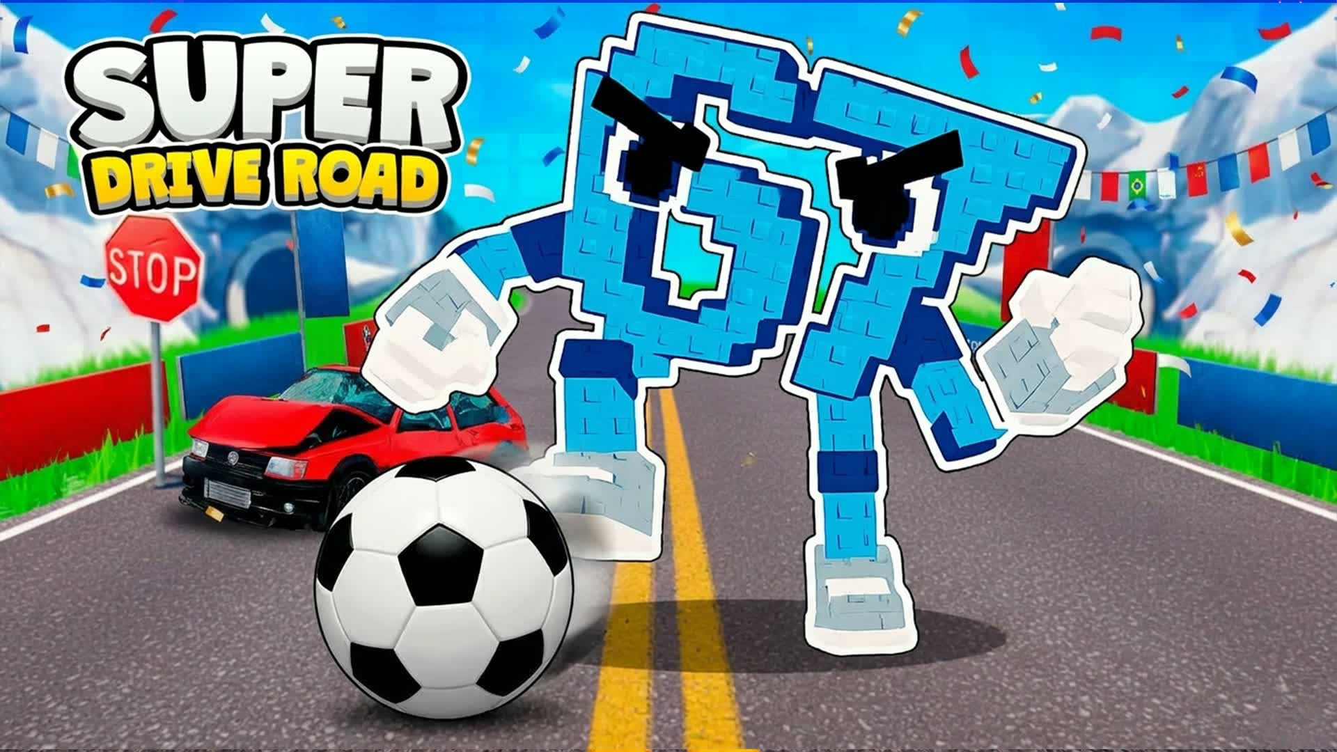 SUPER DRIVE ROAD β Fortnite Creative map