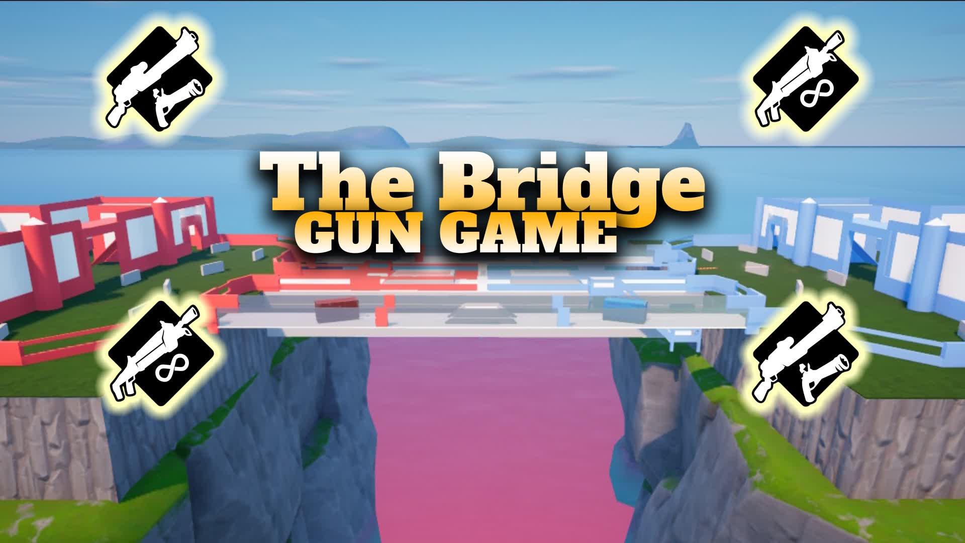 The Bridge - Gun Game — Fortnite Creative map