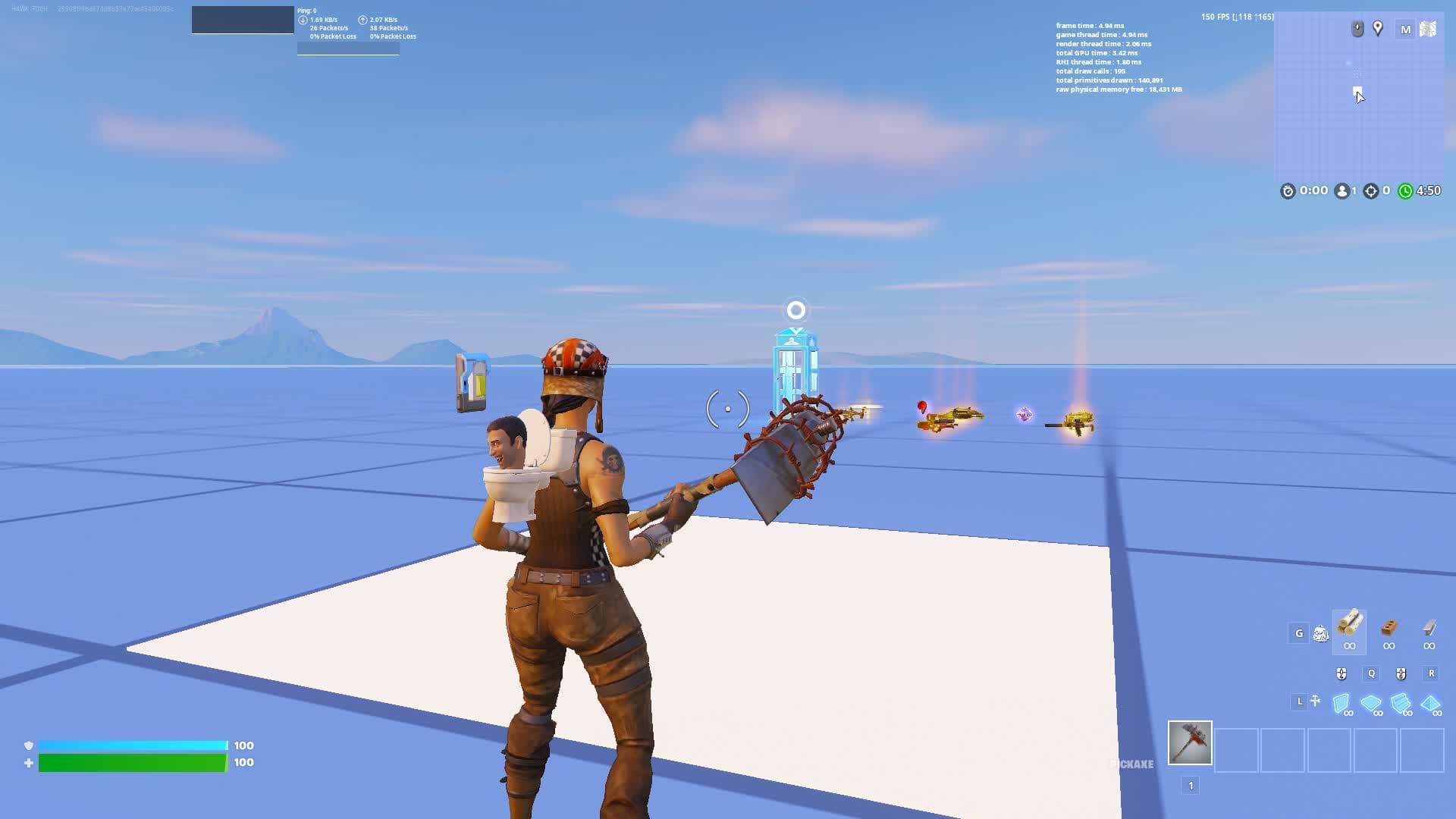 Free For All fights — Fortnite Creative map
