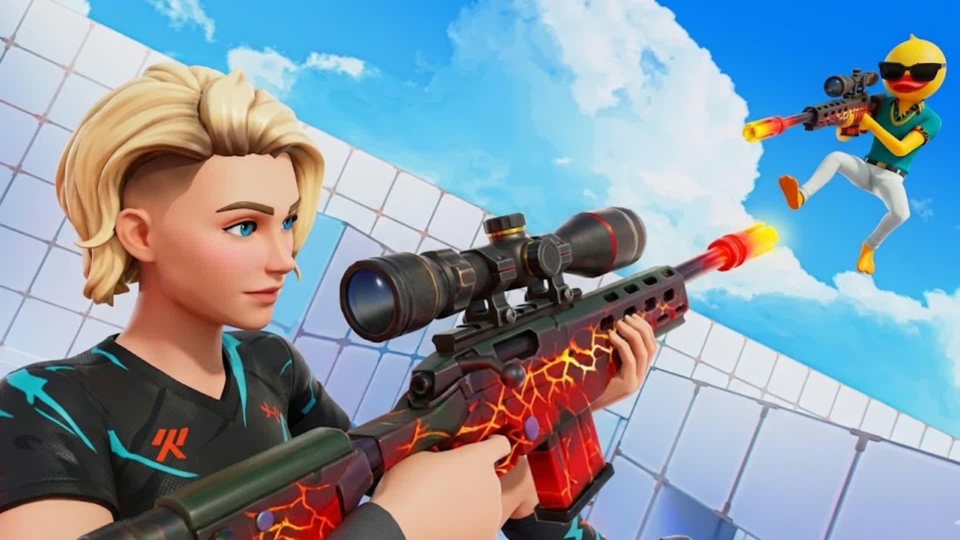 RED VS BLUE SNIPER — Fortnite Creative map