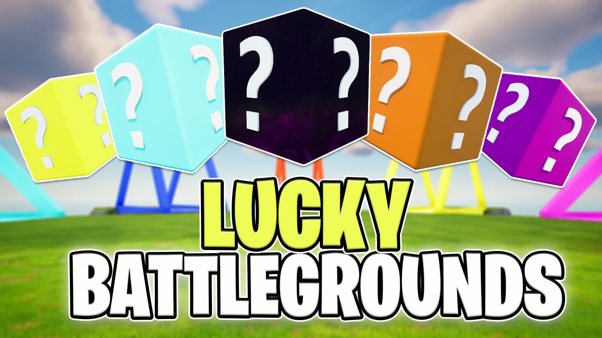 LUCKY BLOCK BATTLEGROUNDS ⭐(FFA) — Fortnite Creative map