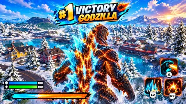 GODZILLA CITY FFA ๐ฆ BRAINROT โ Fortnite Creative map