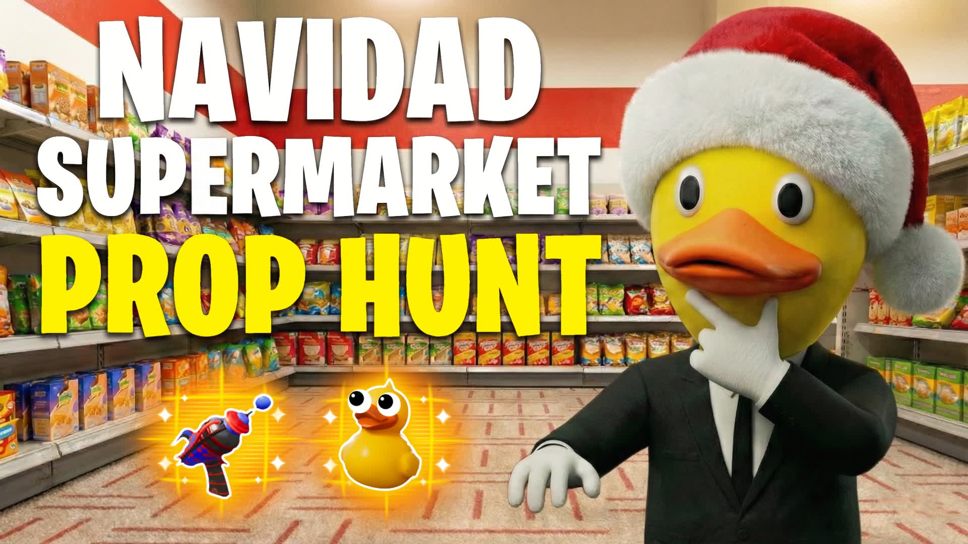 ESCONDITE NAVIDAD SUPERMARKET PROP HUNT β Fortnite Creative map