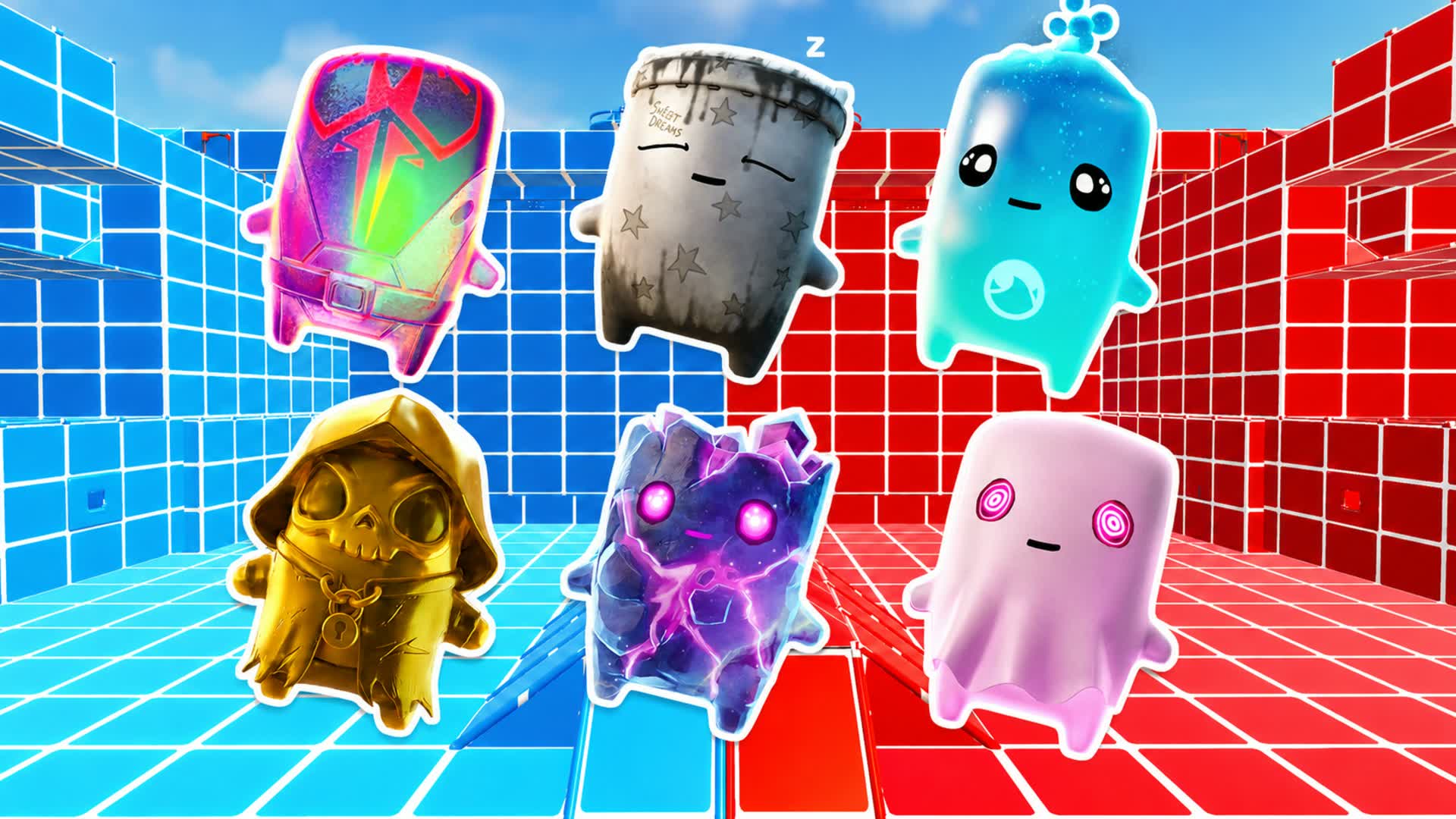 RED VS BLUE JETP🔴🔵 — Fortnite Creative map