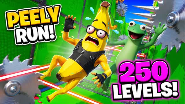 ✨ PELLY DEATHRUN 250 LEVEL ✨ — Fortnite Creative map