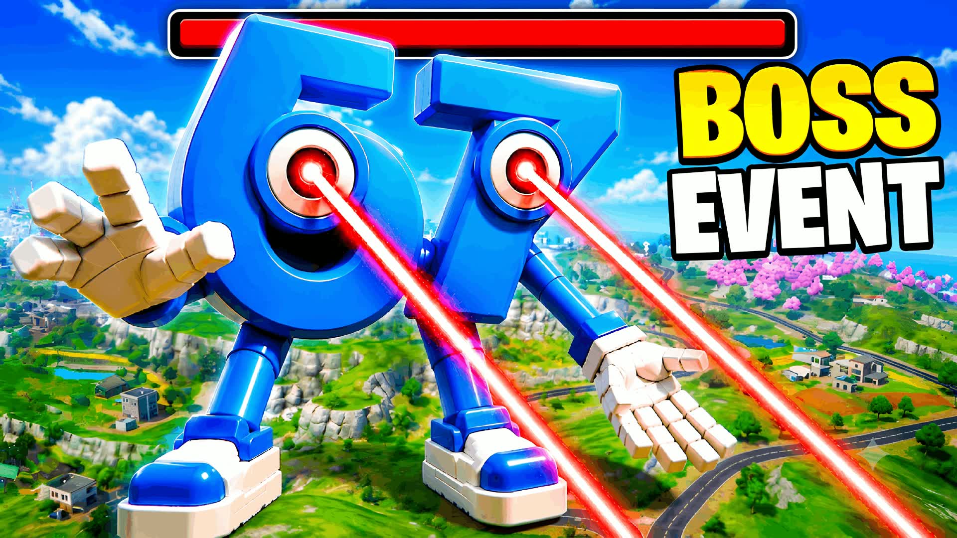 BOSS FIGHT EVENT - BRAINROT CITY — Fortnite Creative map