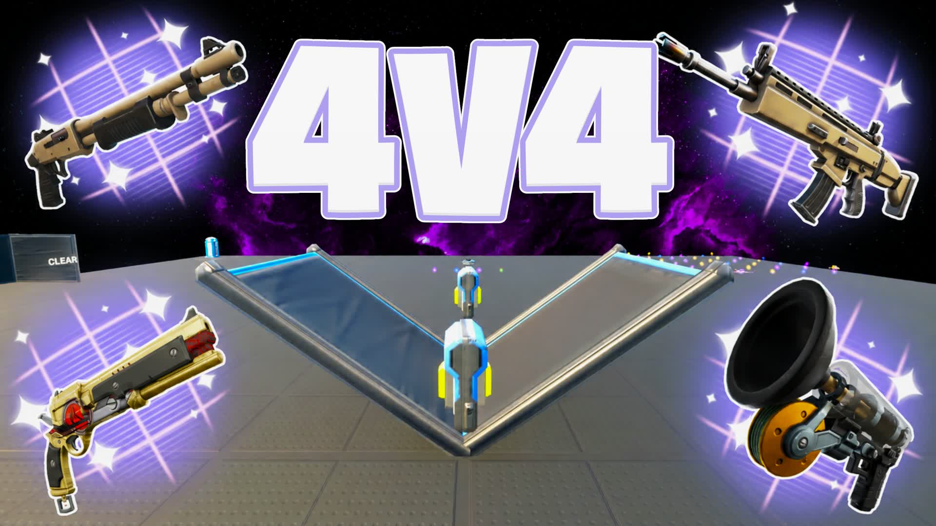 4V4 A — Fortnite Creative map