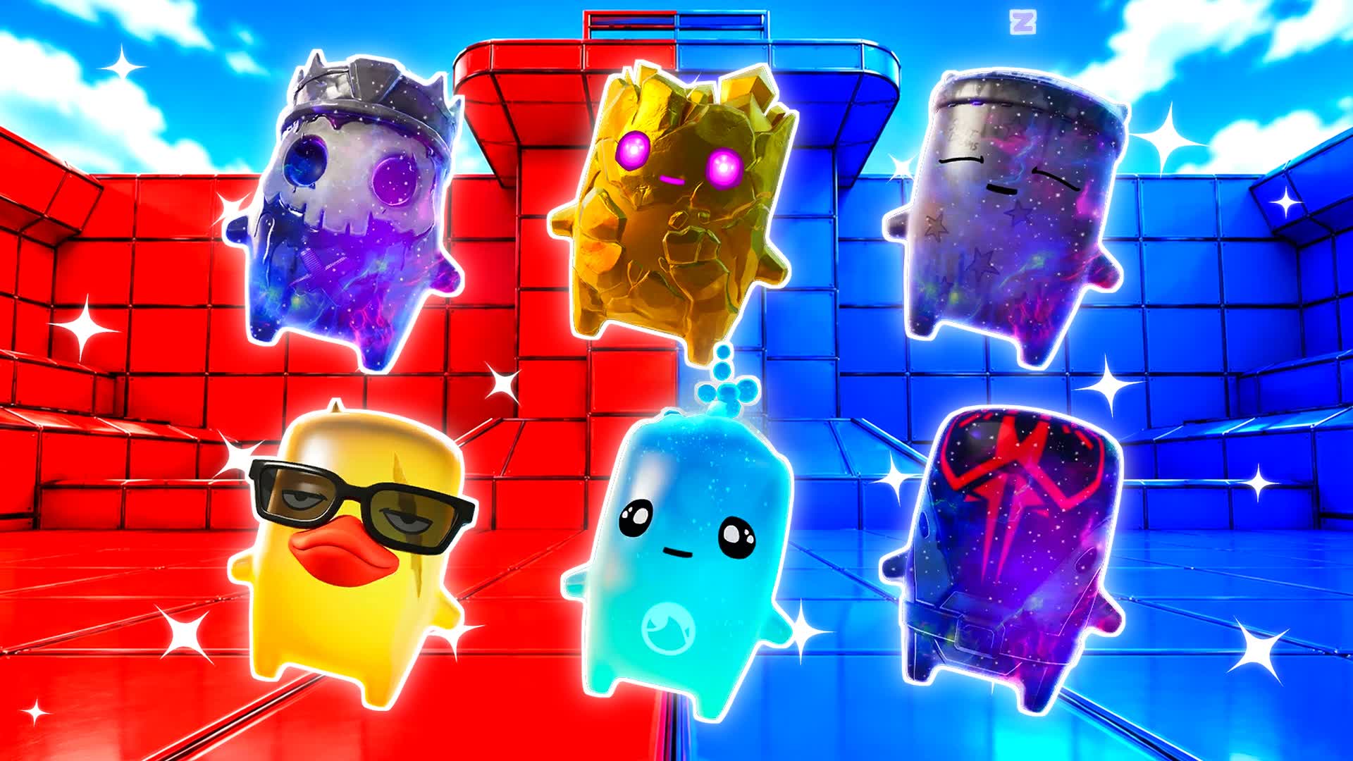 RED VS BLUE KEEP YOUR GROUND π΄π΅ β Fortnite Creative map