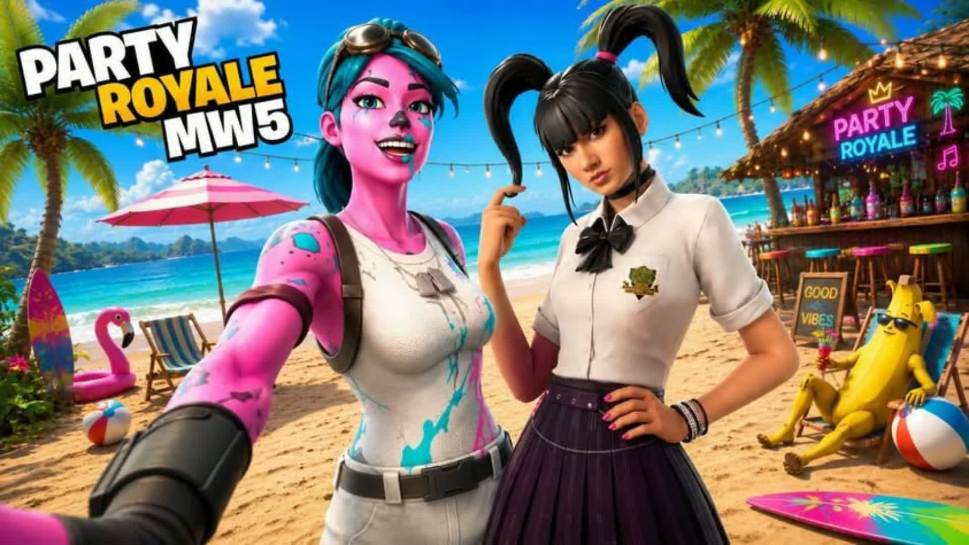 MW5 Party Royale 2.0 — Fortnite Creative map
