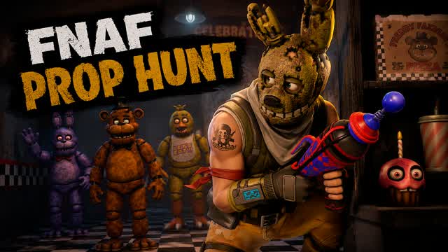 FNAF PROP HUNT 🐻 FREDDY'S PIZZERIA — Fortnite Creative map