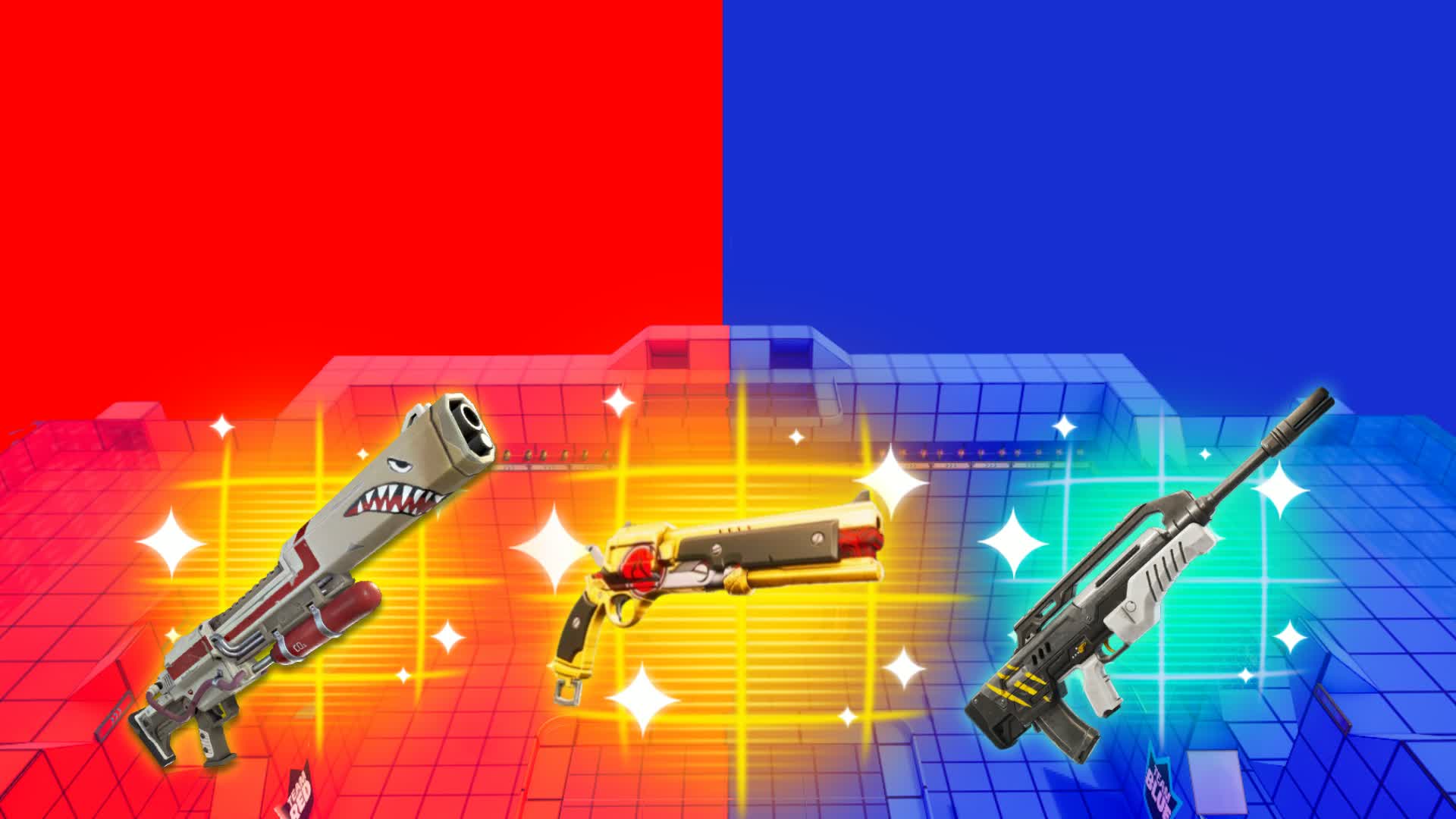 INSANE RVB RED VS BLUE🔴🔵 — Fortnite Creative map