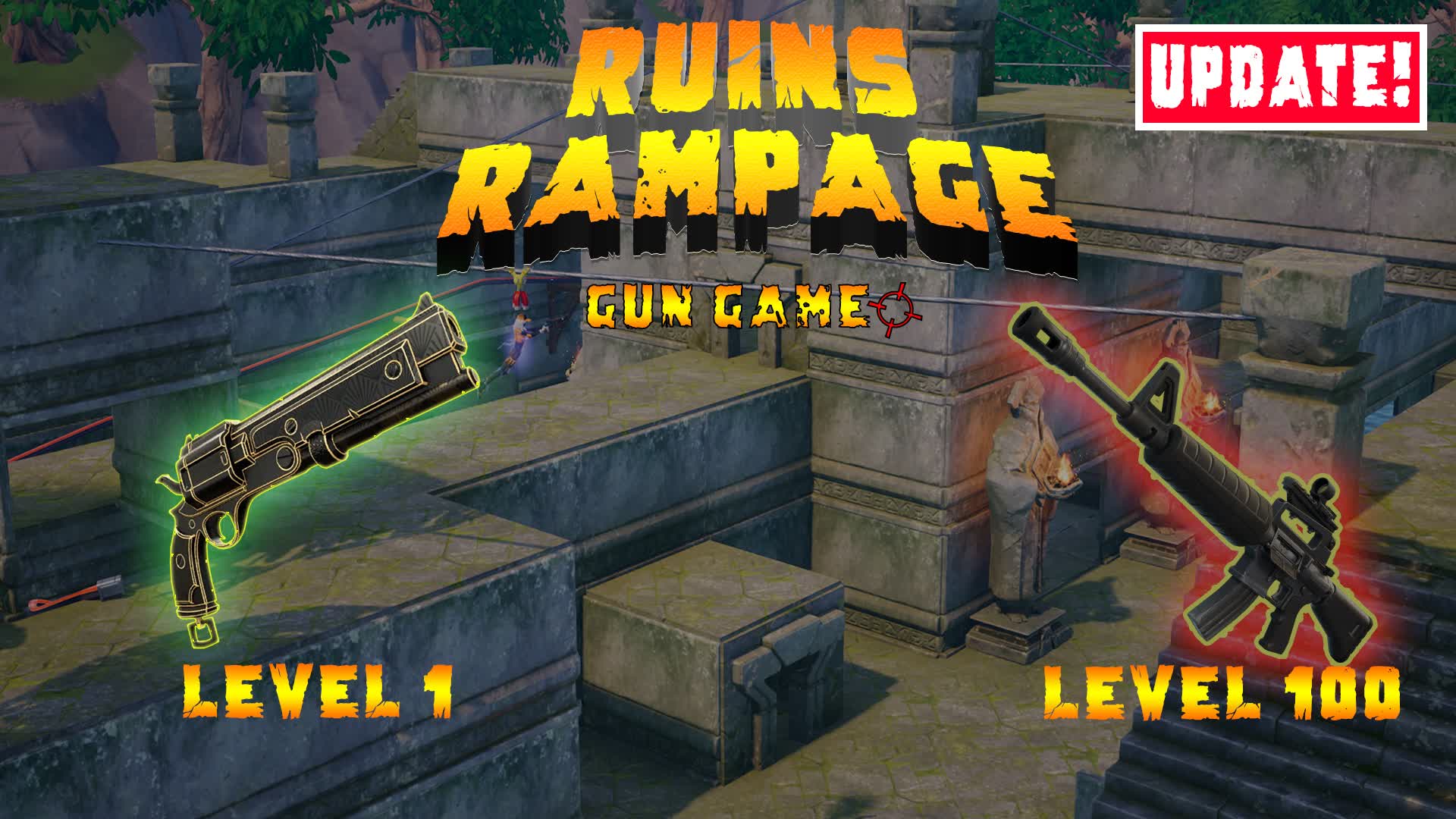Ruins Rampage: One Shot โ Fortnite Creative map