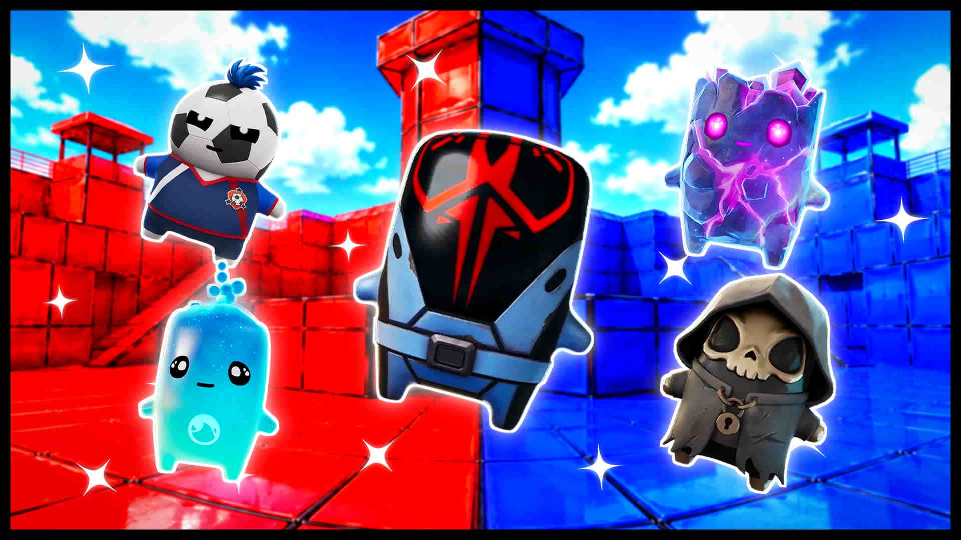 BLUE VS RED KEEP IT CLEAN π΅π΄ β Fortnite Creative map