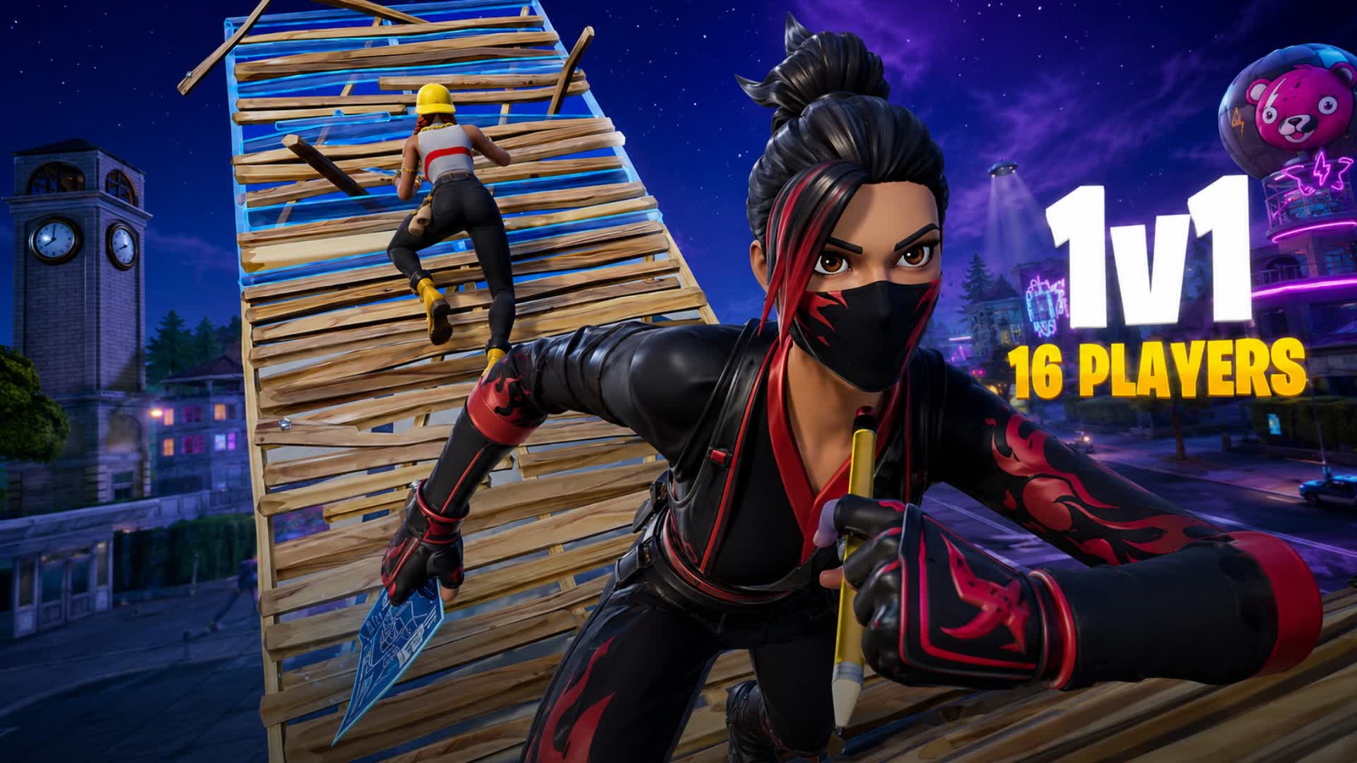 1v1 BF (16 Players) — Fortnite Creative map