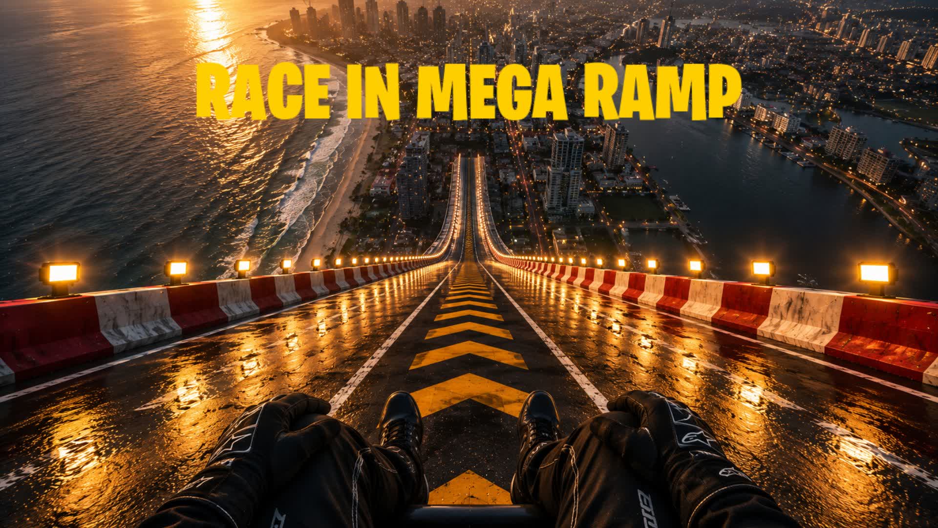 RACE IN MEGA RAMP β Fortnite Creative map