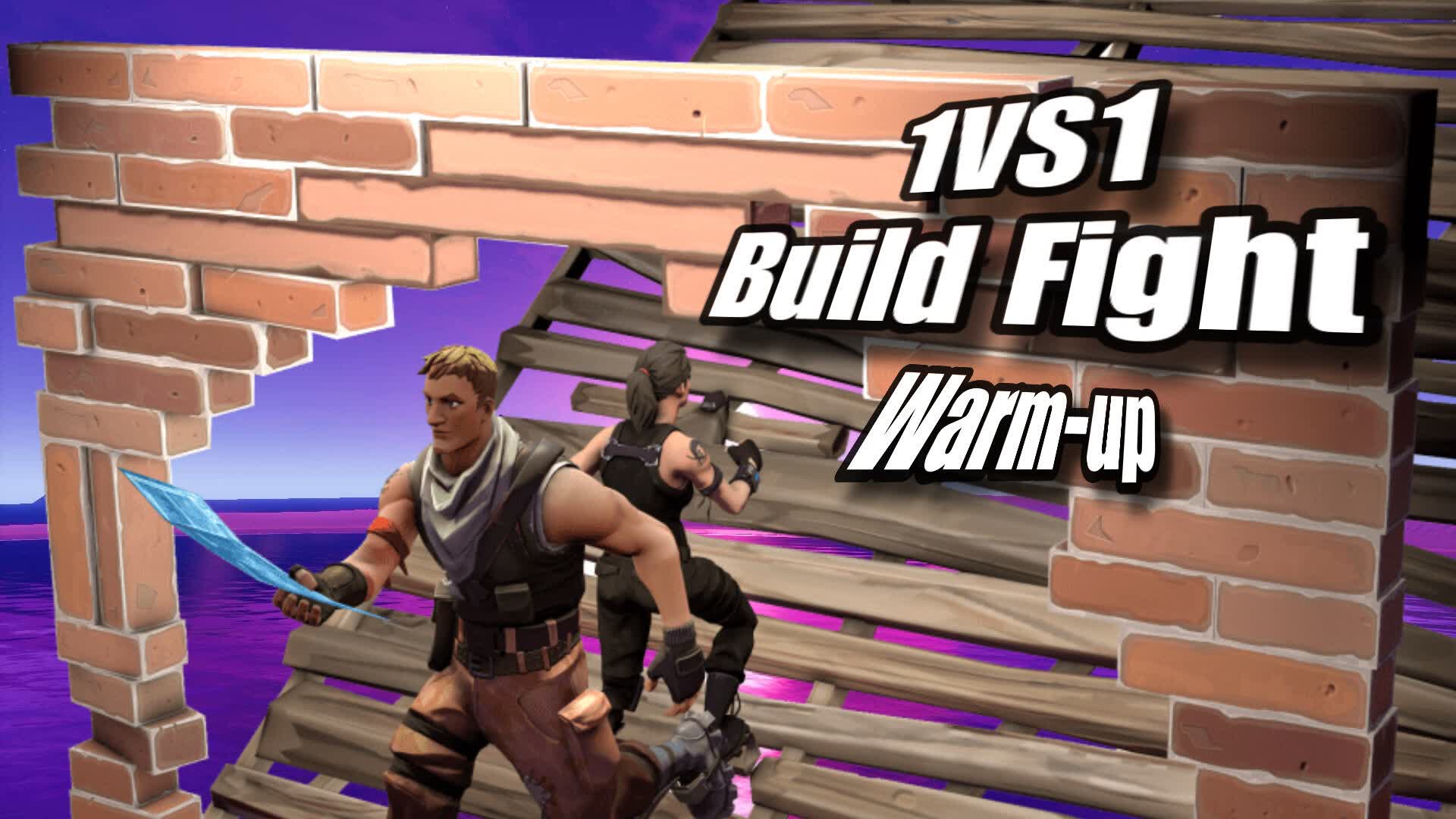1VS1 Build Fight Warm-Up — Fortnite Creative map