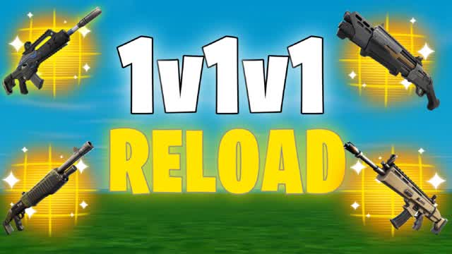 1v1v1 RELOAD βFREE FOR ALL β Fortnite Creative map
