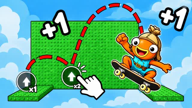 +1 SKATEBOARD OBBY ESCAPE — Fortnite Creative map