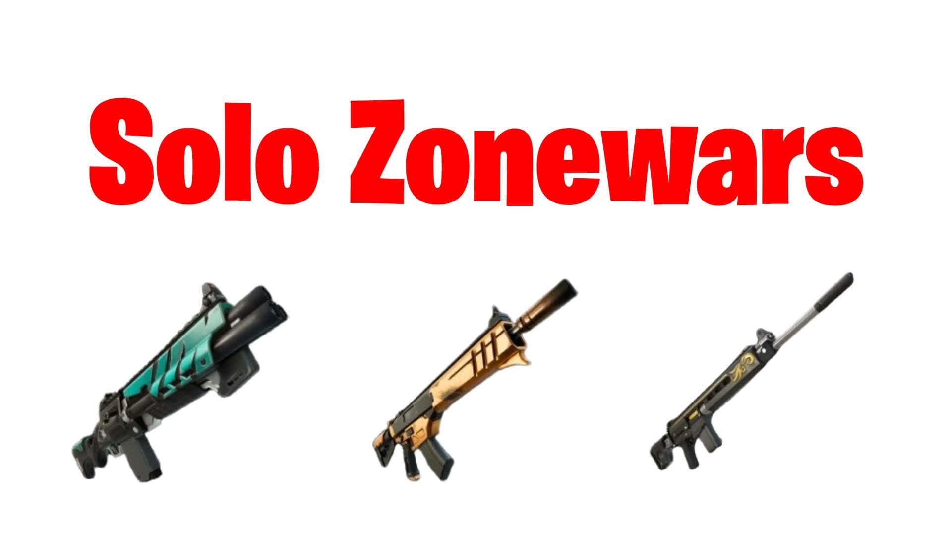 SOLO ZONE WARS — Fortnite Creative map