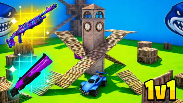 1V1 - FFA ALL GUNS (CLEAN) — Fortnite Creative map