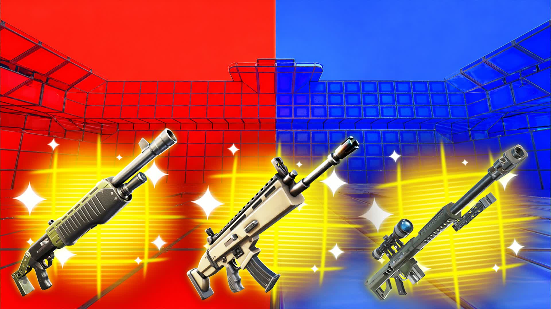 RVB RED VS BLUE ARENA — Fortnite Creative map