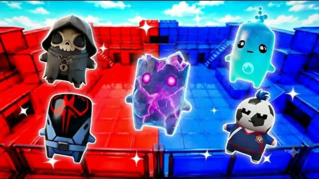 RED VS BLUE๐ด๐ต CLAUDI 7ALEXX โ Fortnite Creative map