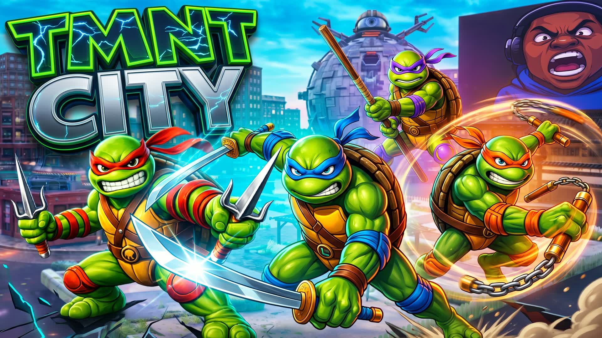TMNT CITY π GUN GAME ONE SHOT π β Fortnite Creative map