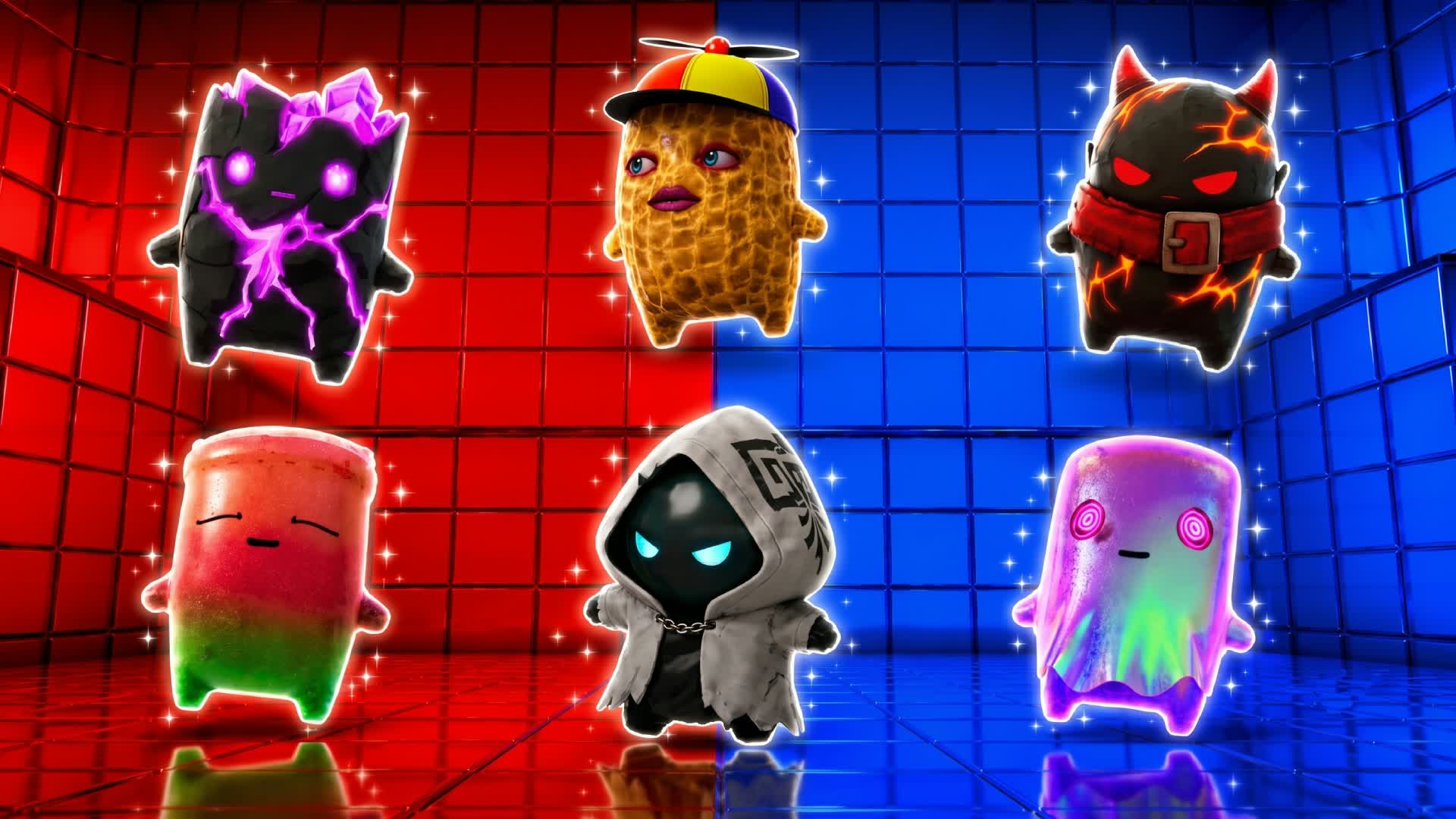 RED VS BLUE EPIC 🔵🔴1v1 — Fortnite Creative map