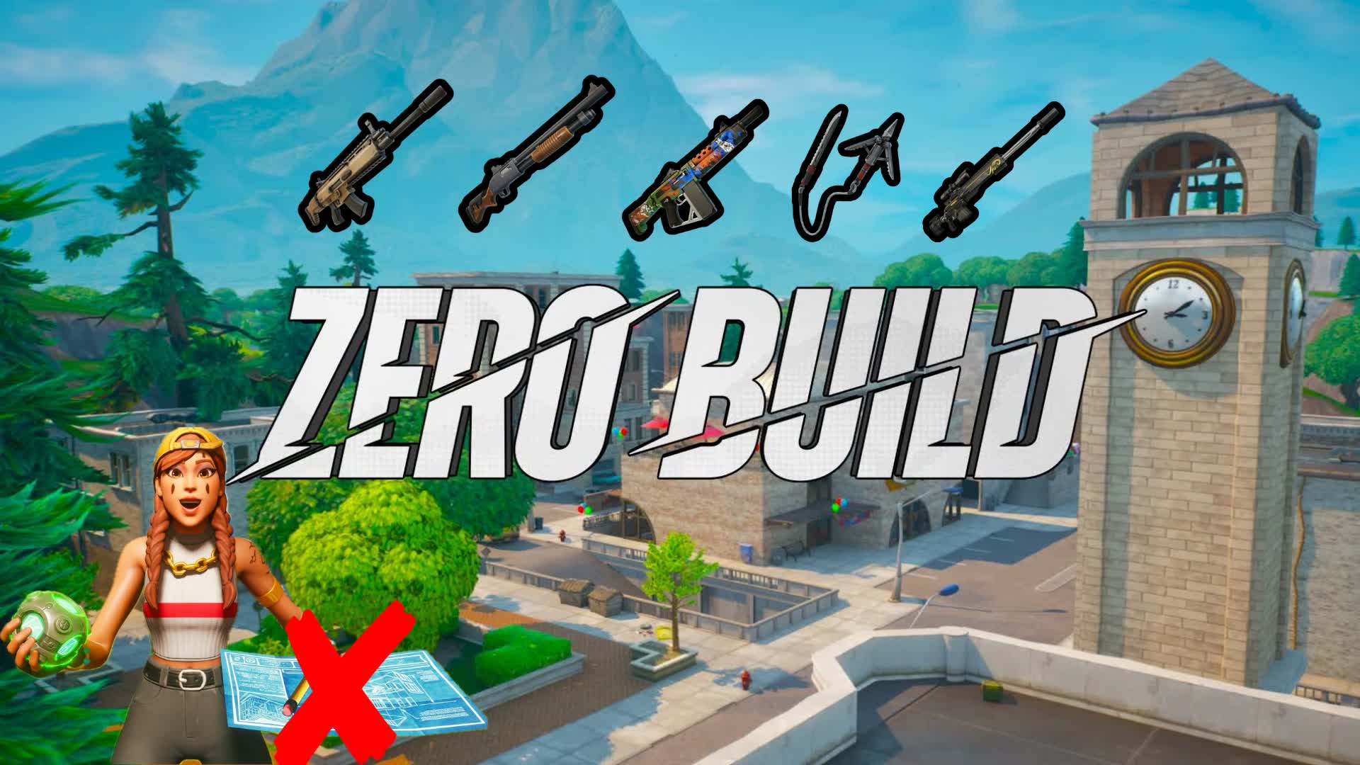 🎯ZERO BUILD TILTED ZONE WARS!!🎯 — Fortnite Creative map