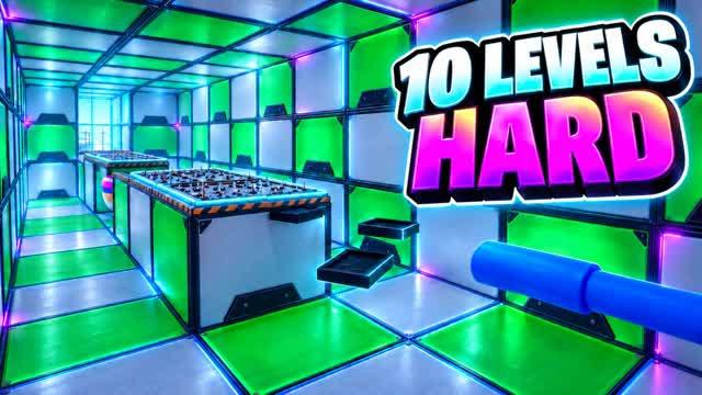 HARD PARKOUR 10 LEVELS Ψ¨Ψ§Ψ±ΩΩΨ± Ψ΅ΨΉΨ¨ β Fortnite Creative map