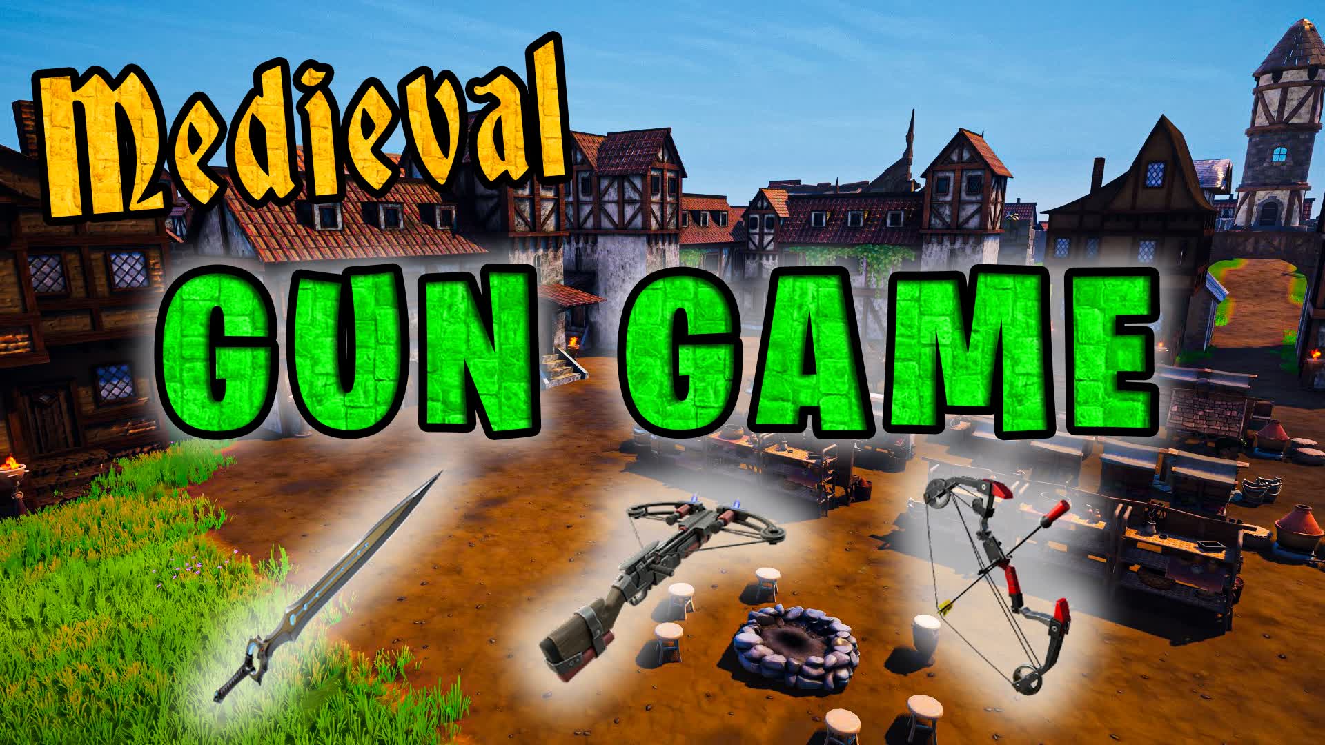 MEDIEVAL GUN GAME β Fortnite Creative map