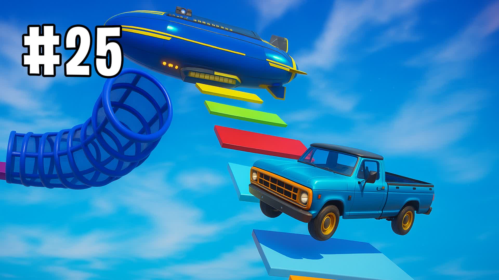 HARD PARKOUR #25 — Fortnite Creative map