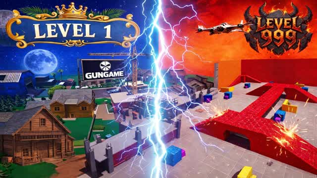 ⚔️ GALACTIC GUN GAME — Fortnite Creative map