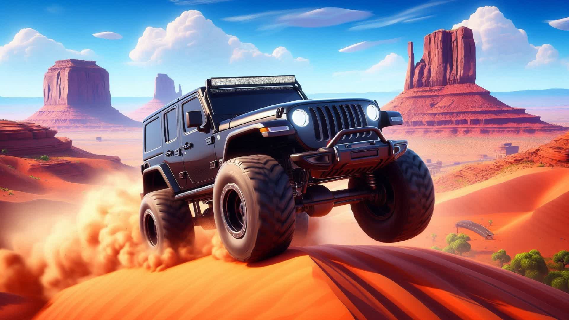 FREE FOR ALL ACTION DRIVE — Fortnite Creative map