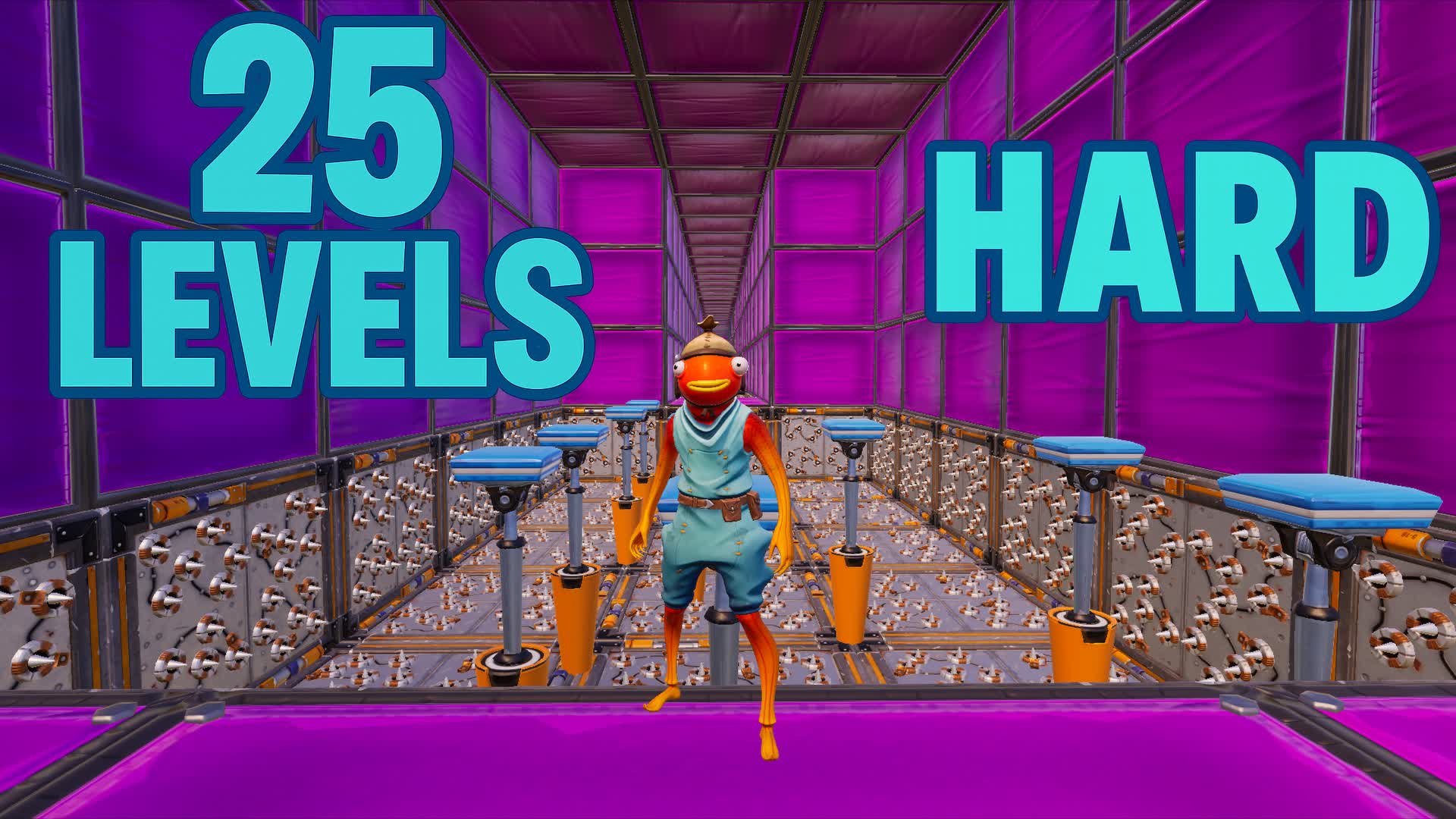 25 LEVEL HARD DEATHRUN — Fortnite Creative map