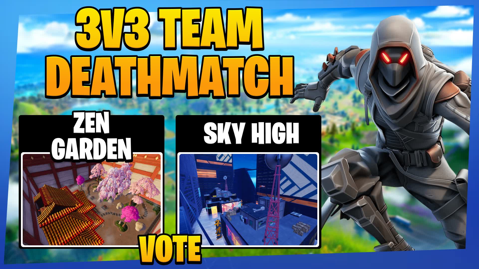 3V3 Team Deathmatch — Fortnite Creative map