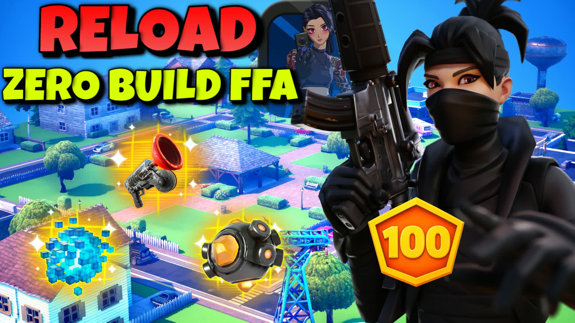 RELOAD ZERO BUILD FFA β Fortnite Creative map
