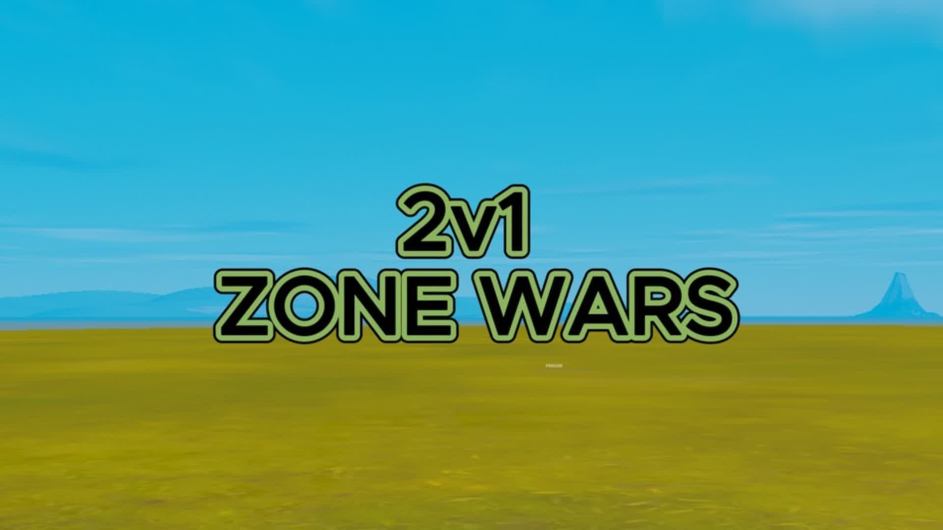 2v1 ZONE WARS — Fortnite Creative map